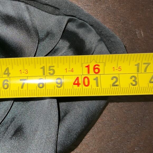 ALL SAINTS Size 8 Black Women Carlotta Black Asymmetric Hem Dress - Picture 5 of 5